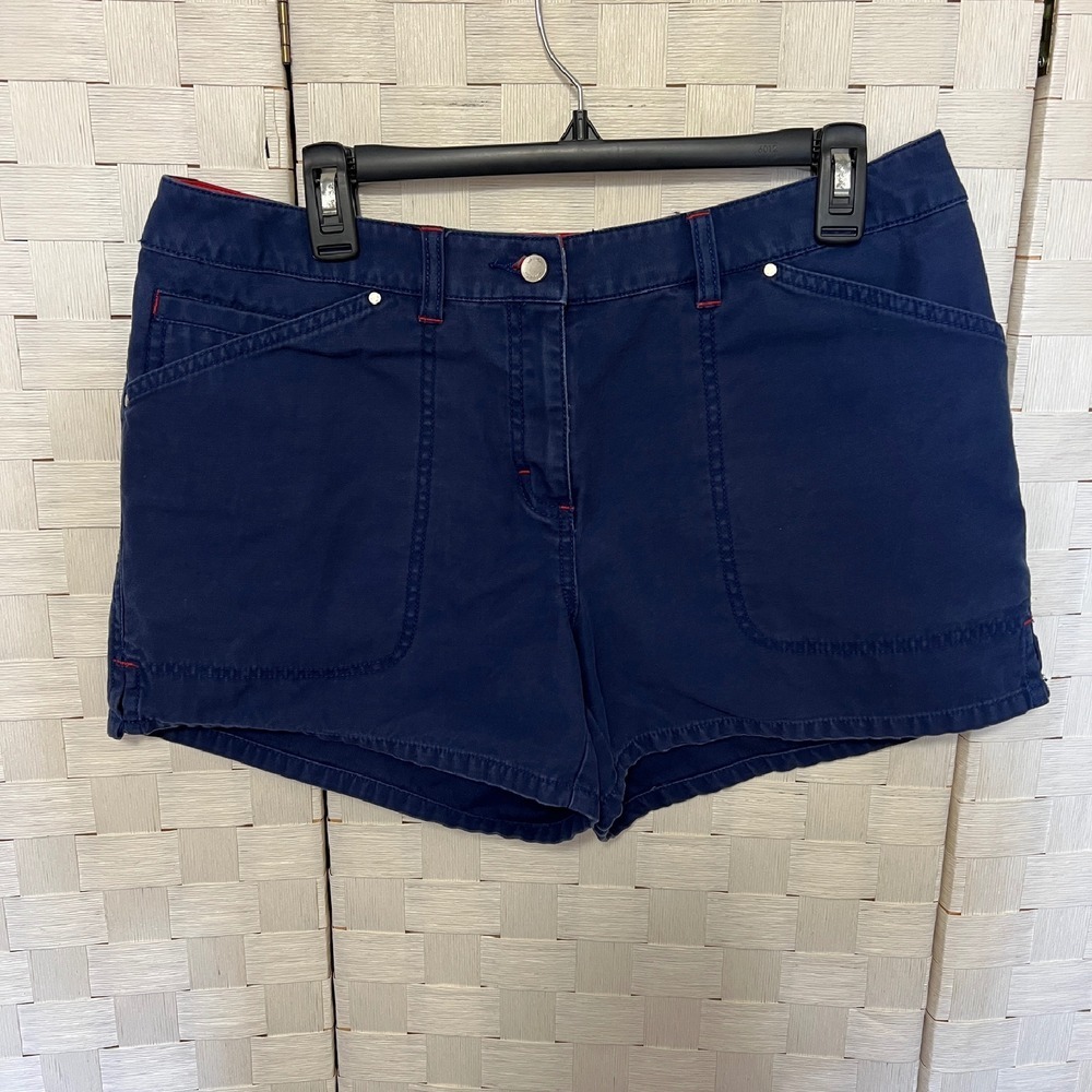 I.E. Relaxed Blue‎ Denim Shorts Pockets Casual Everyday Size 12